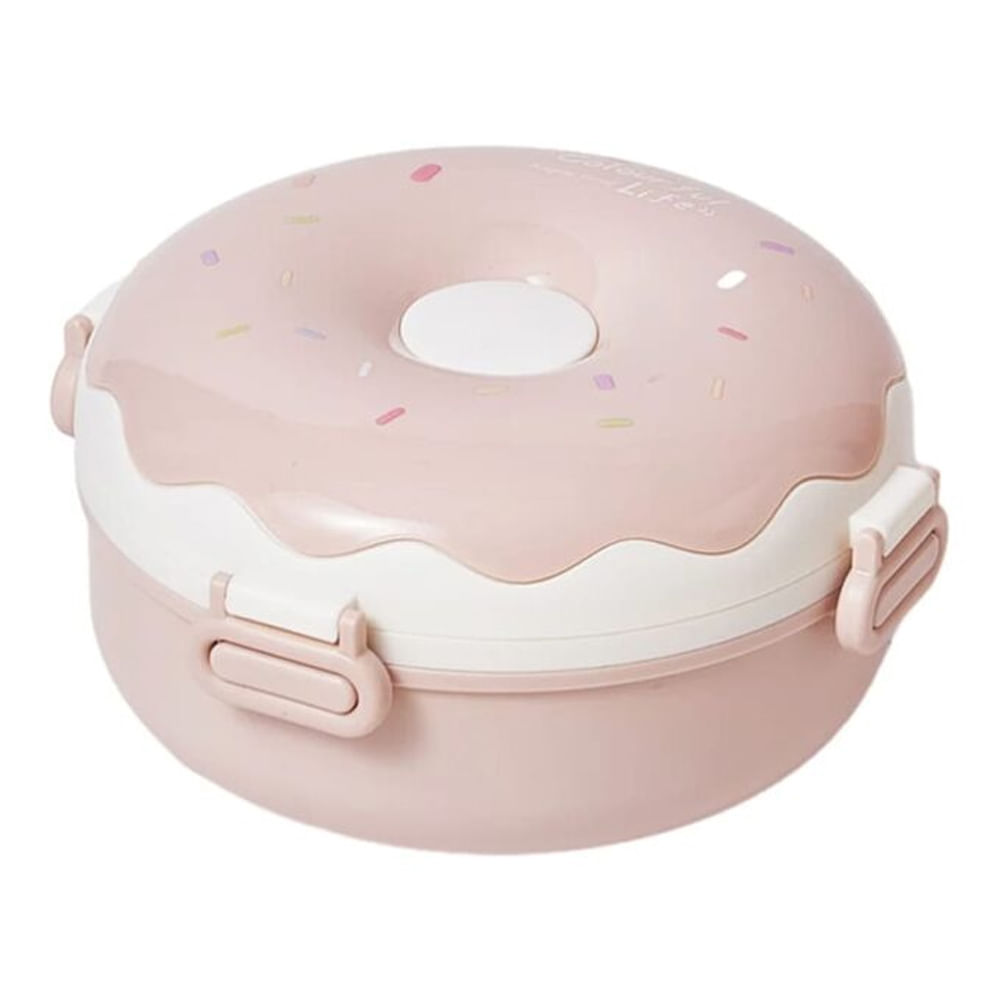 Lonchera Porta Comida Termico Versatil 3 Compartimientos Dona Rosa