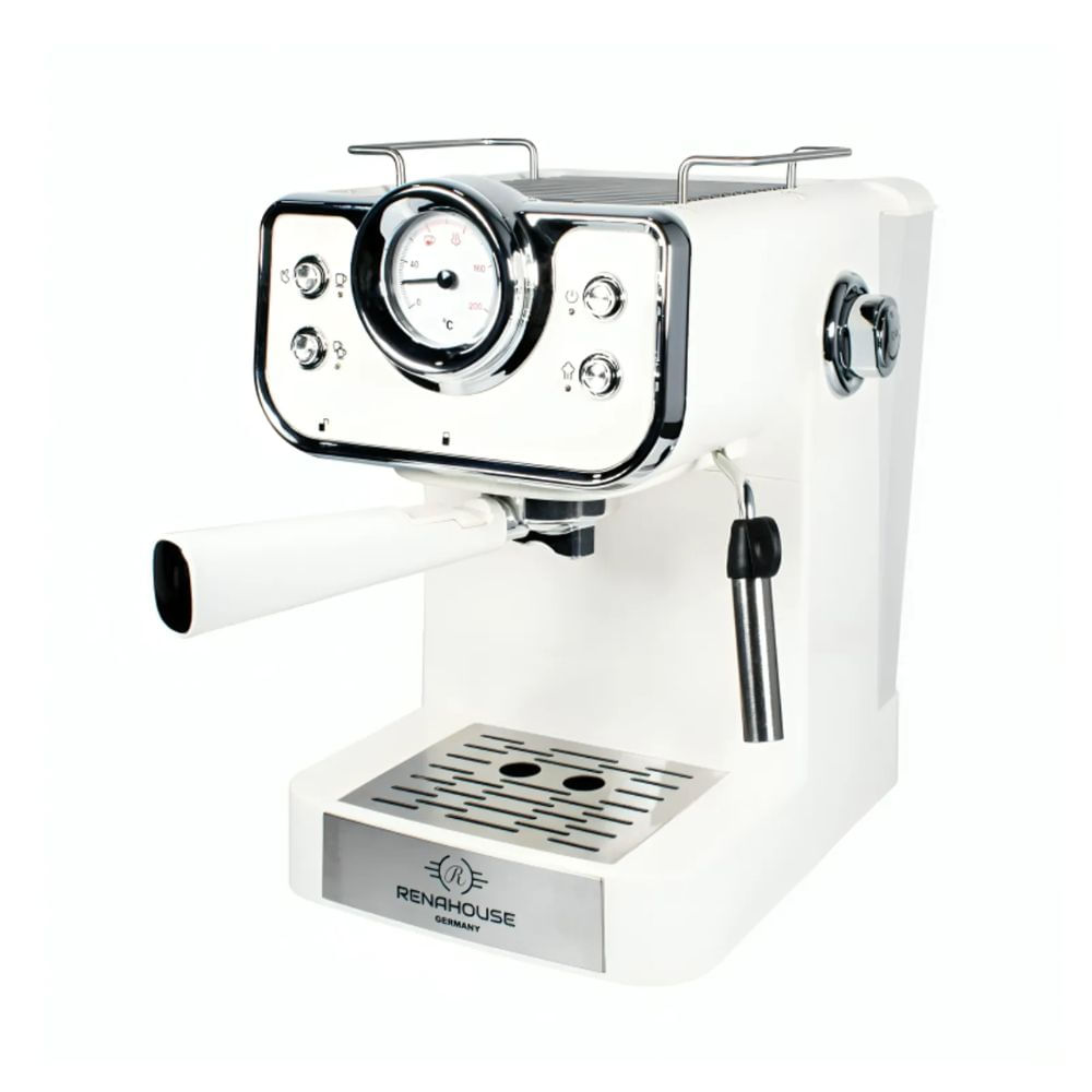 Capuchinera Maquina Cafe Acero Inoxidable Vaporizador Retro