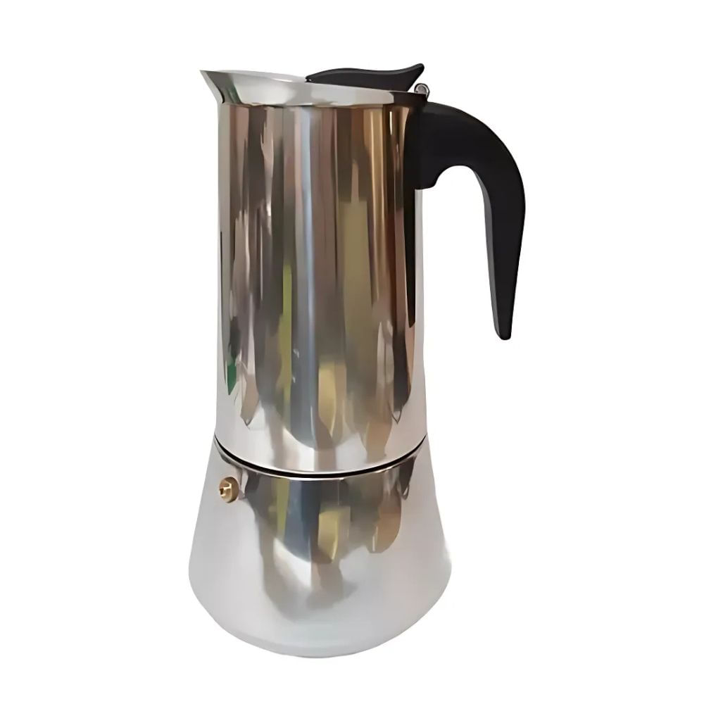 Cafetera Acero Inoxidable Moka Italiana Espresso 6 Tazas 300 Ml