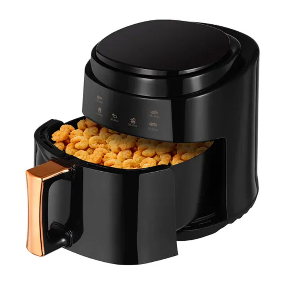 Olla Freidora Electrica Gran Capacidad 1400w 8L Negro