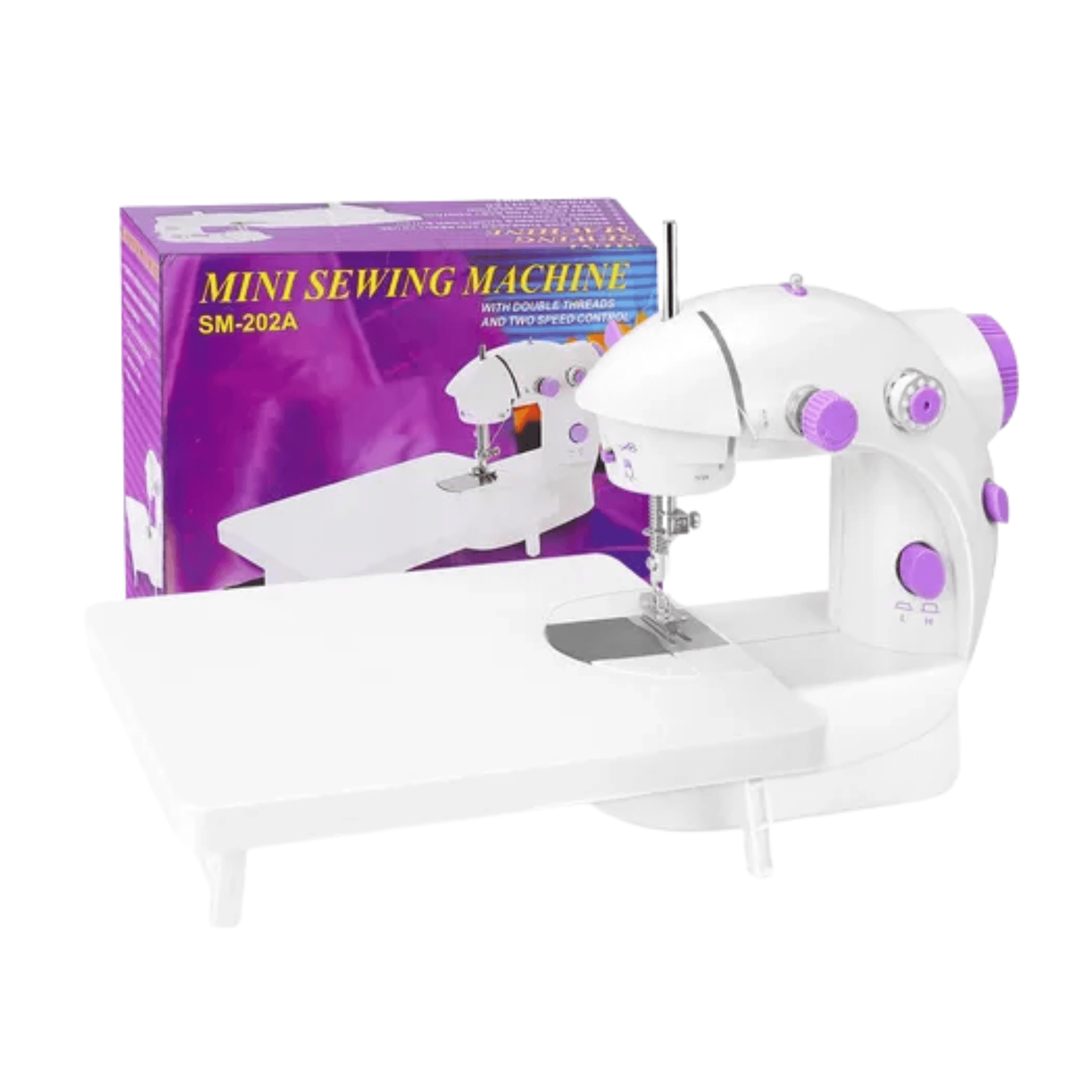 Maquina Coser Portatil Compacta Mesa Incluida 2 Velocidades Costura