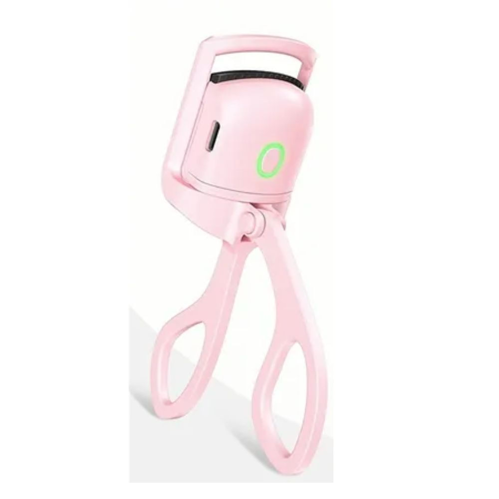 Encrespador Pestañas Eléctrico Curvado Rosa Rizado Profesional