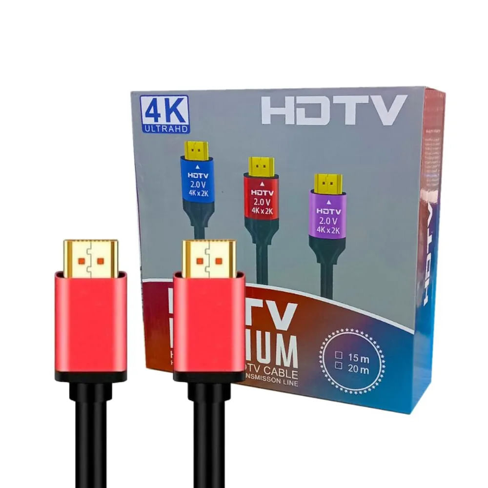 Cable HDMI 5M 4K Ultra HDTV Premium 2.0 18 Gbps Simultanea Transmisión