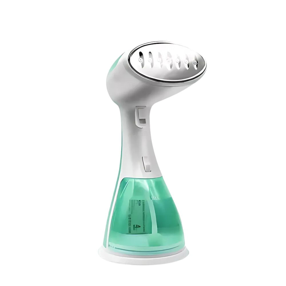 Plancha Vapor Portatil Ropa Vertical Viaje Hogar Compacta Verde