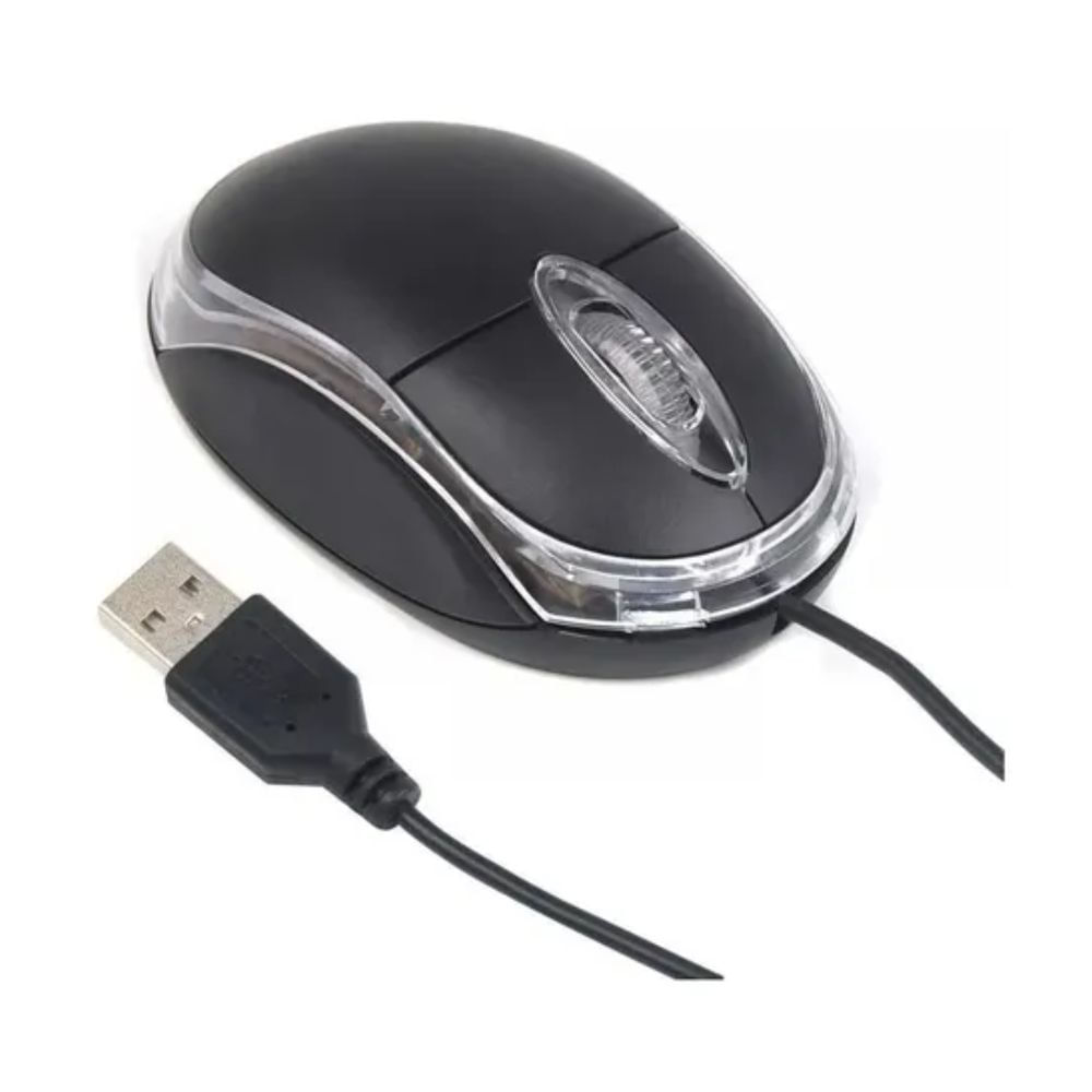Mouse Gamer RGB Optico USB Negro Ergonomico Economico PC Portatil