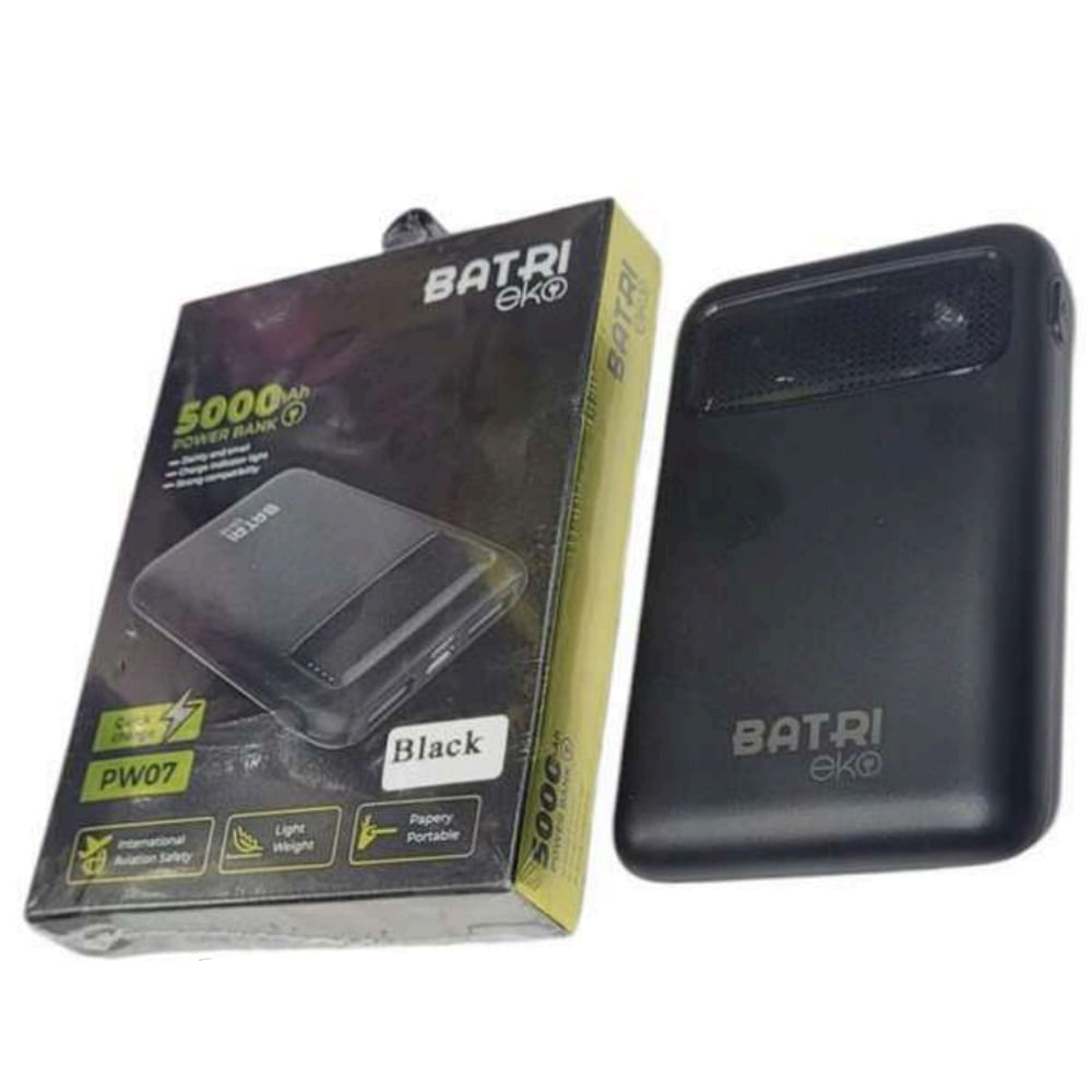Bateria Portatil Power Bank Externa  USB-C PW07 5000 mAh