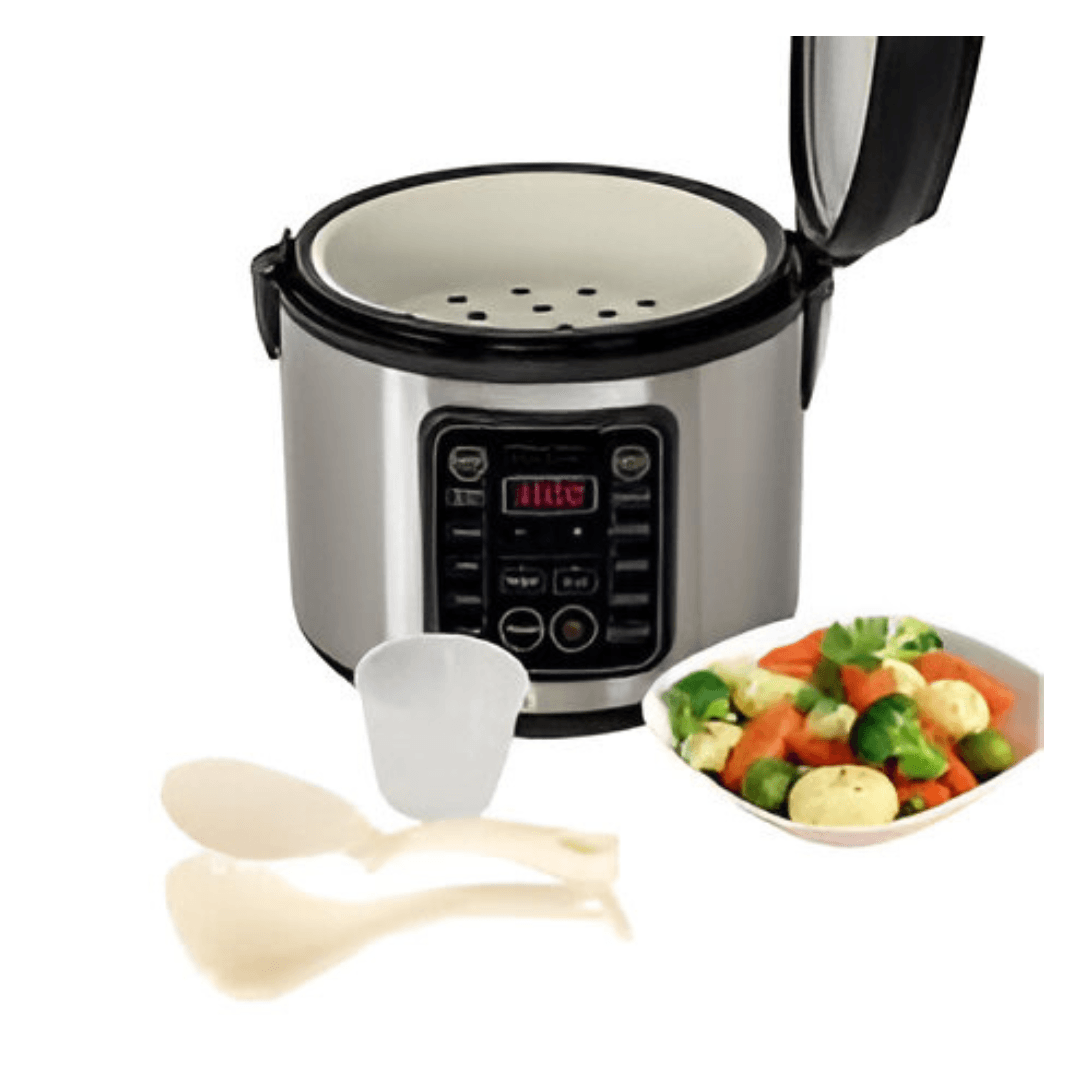 Air Fryer Freidora Digital Recubrimiento 5L PlateadaTemperatura 900W