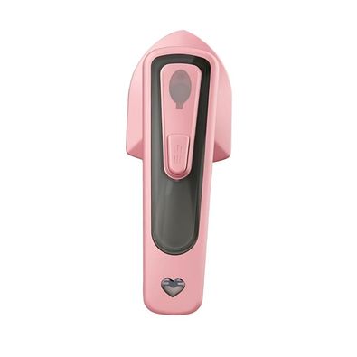 Plancha Ropa Portatil Viaje Vapor Antiadherente Compacta Liviana Rosa