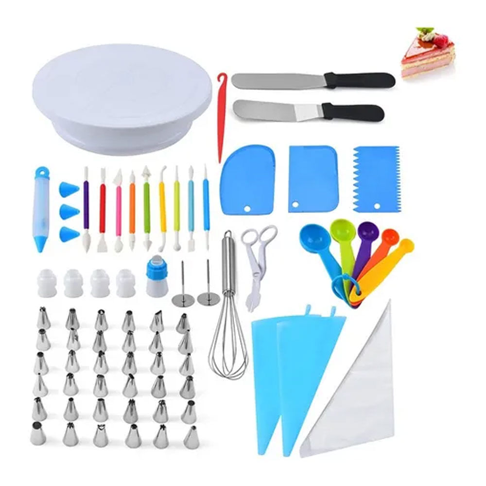 Kit Pastelería Decoración Tortas Pasteles Repostería x66 piezas