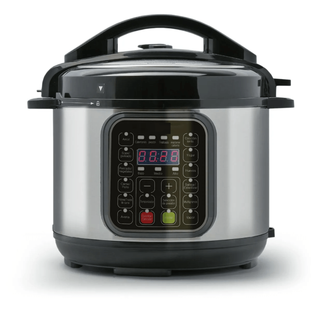 Olla Electrica Multifuncional 12 Funciones Acero Inoxidable 4 Litros