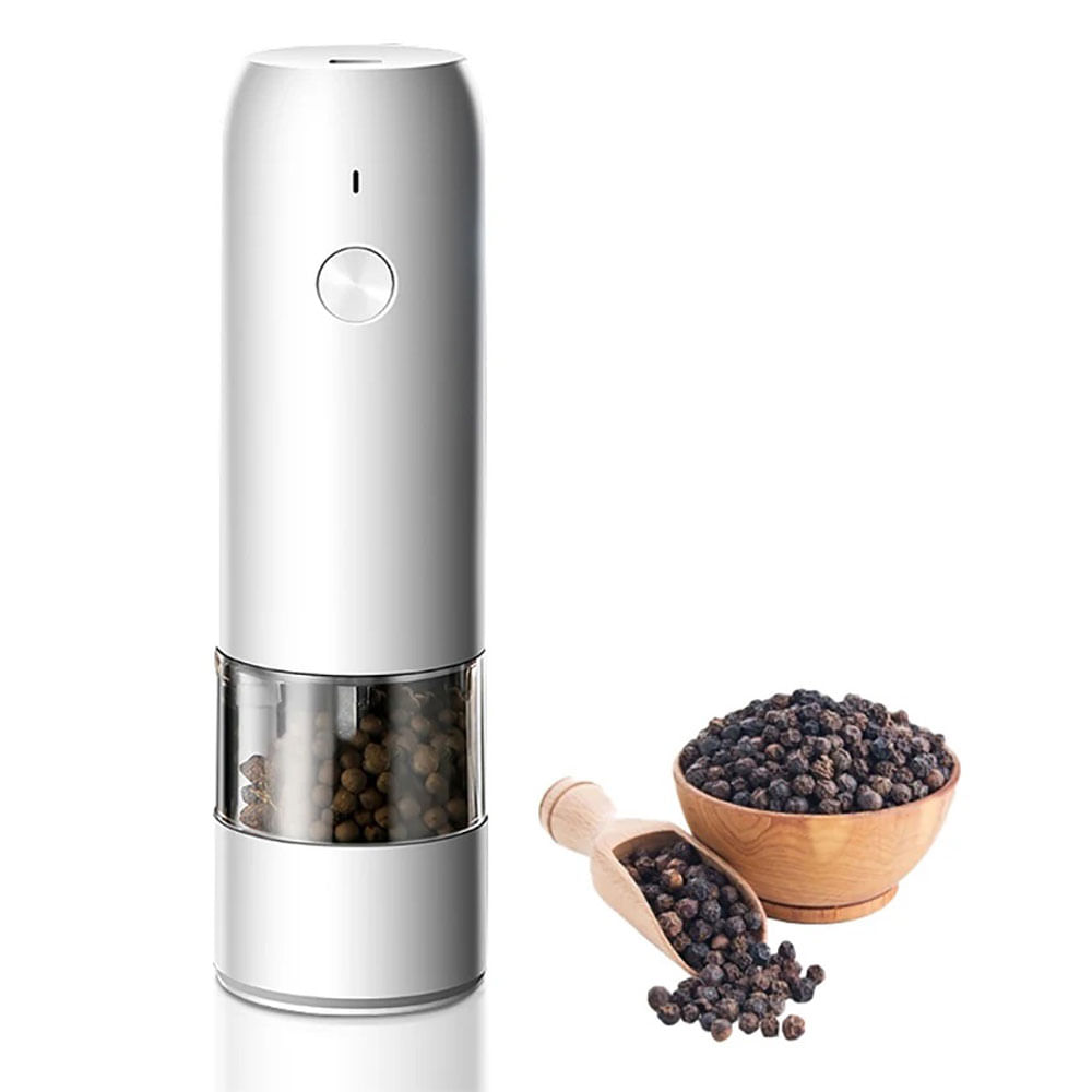 Salero Molinillo Sal Pimienta Electrico USB Condimentos Cocina
