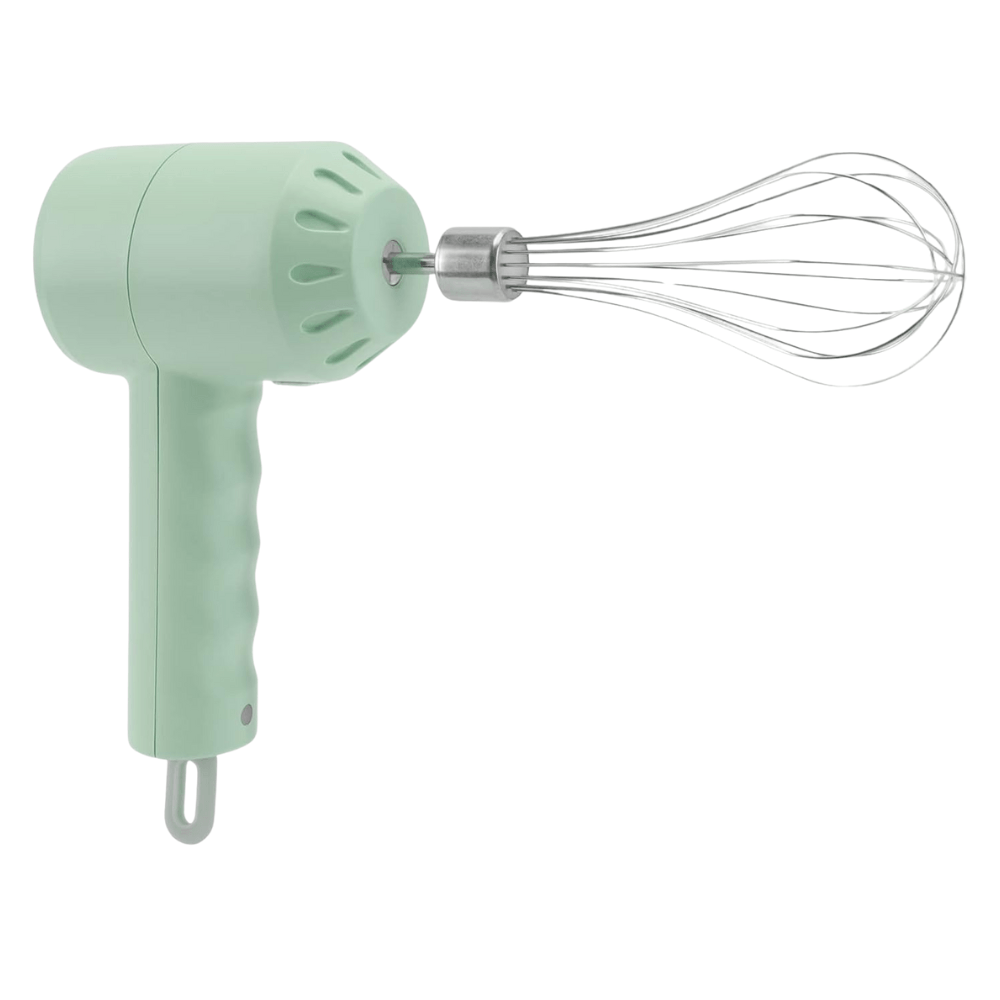 Batidora Mano Portatil Mango Ergonomico Varilla Acero Inoxidable Cocina Reposteria