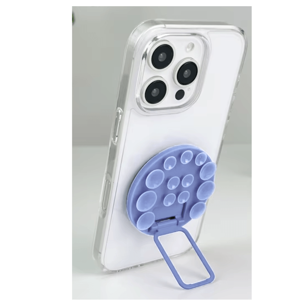 Soporte Celular Autoadhesivo Ventosas Agarre Firme Base Plegable
