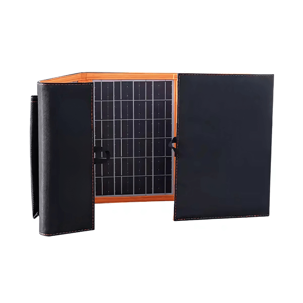 Cargador Portatil Panel Solar Plegable 4 Celdas Salida 15W Doble Puerto USB Carga Simultanea
