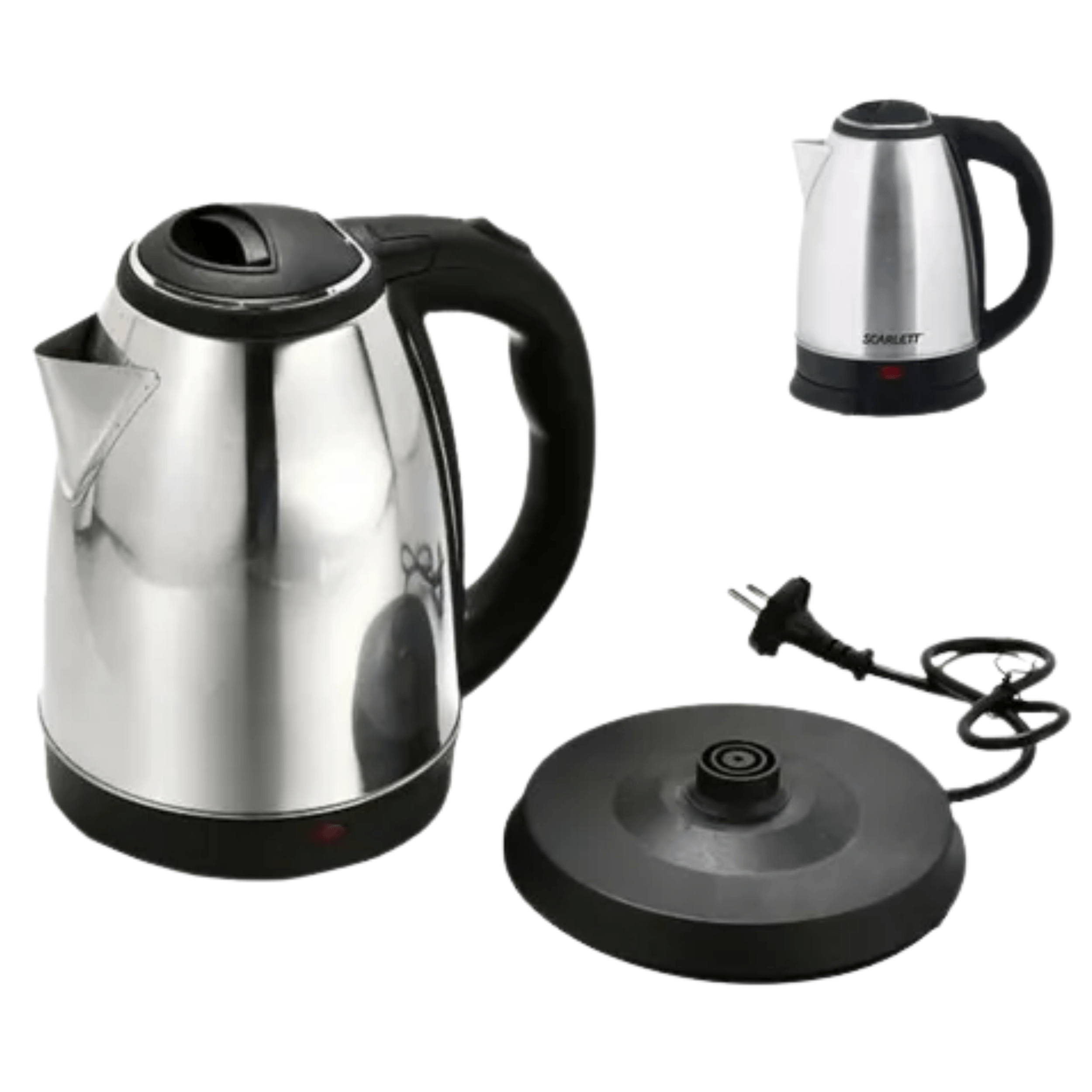 Cafetera Electrica Acero Inoxidable Base Giratoria Seguridad Rapida