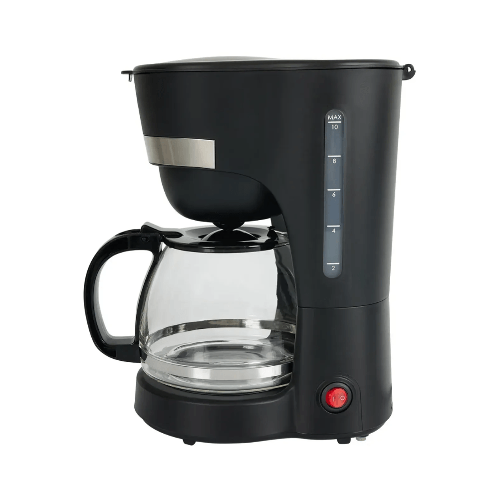 Cafetera Vidrio Capacidad Diez Tazas Jarro Transparente Cuchara Medidora Incluida Filtro Extraible Practica