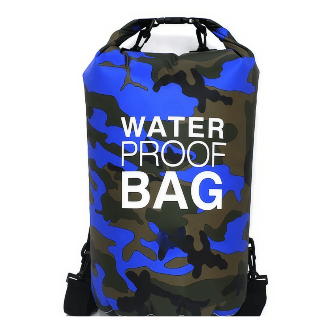 Bolso Impermeable Seca Capacidad 3 Litros Proteccion Total 28X16cm PVC Azul