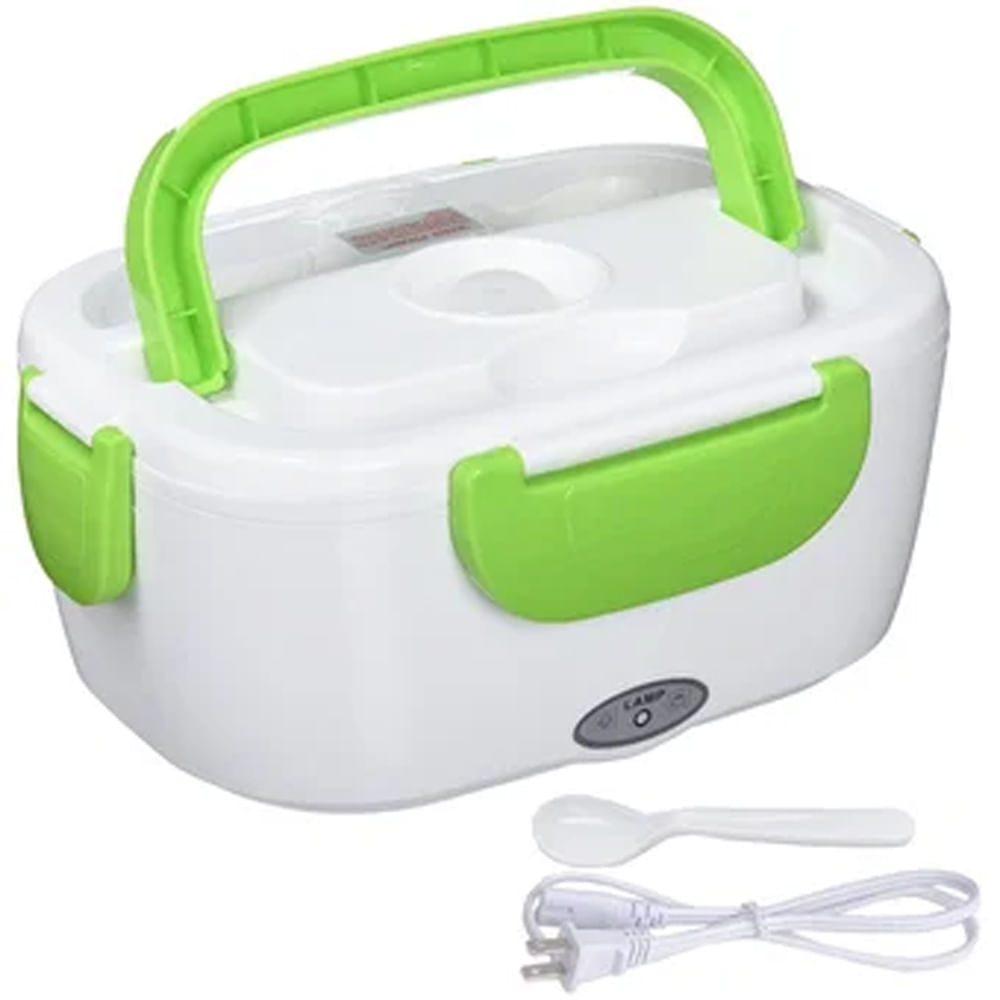 Lonchera Electrica Porta Comidas Termica Portatil Verde