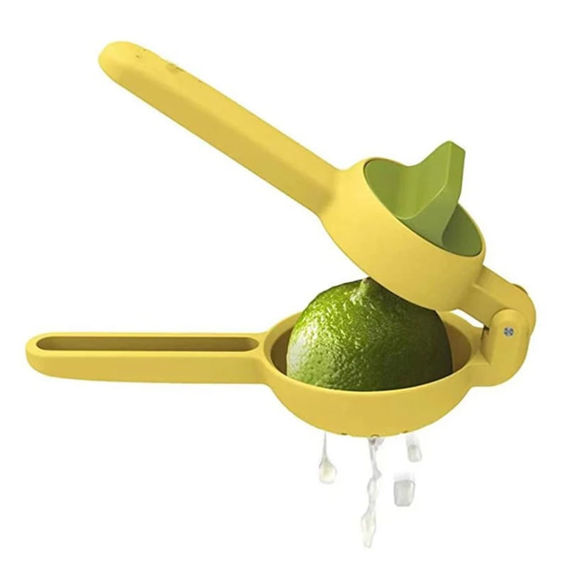 Exprimidor Limon Manual Citricos Prensa Giratoria Amarillo Frutas