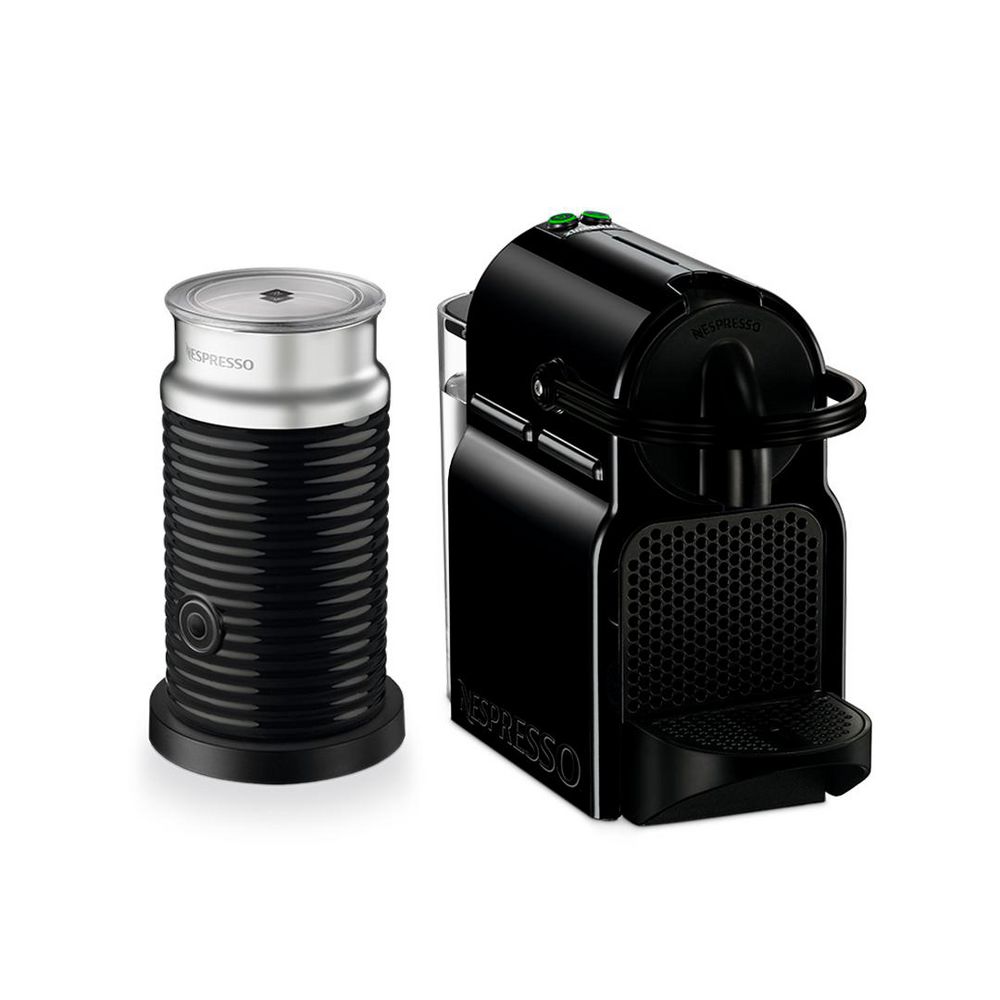 Cafetera Inissia Con Espumador NESPRESSO Máquina Para Cápsulas  Negro A3D40USBKNE5