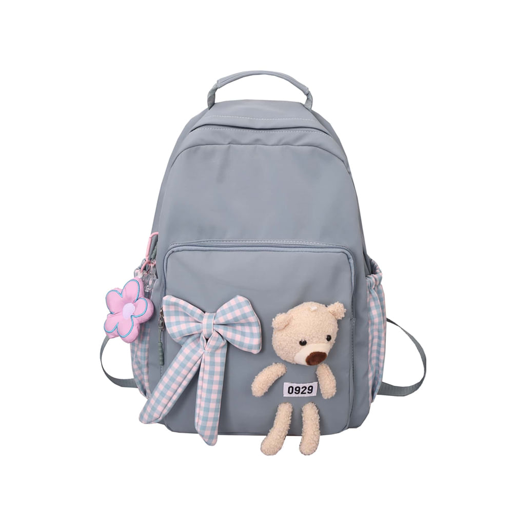 Maleta Mochila Infantil Impermeable Diseño Oso Ligera Espaciosa