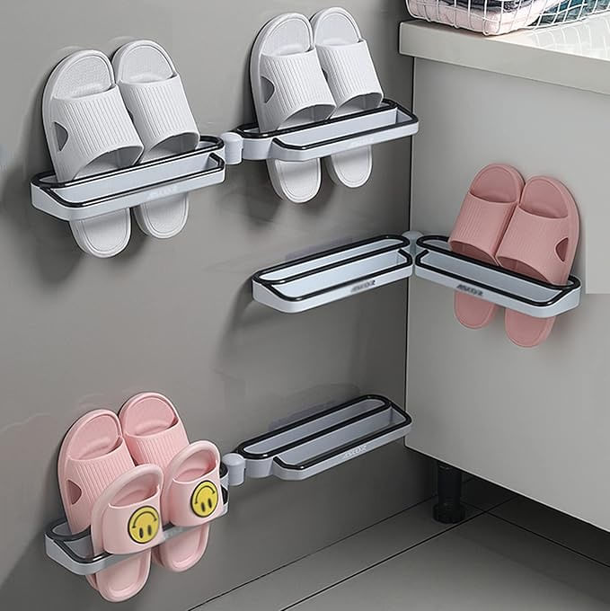 Organizador Chanclas Pantufla Soporte Pared Estante Plegable Colgador