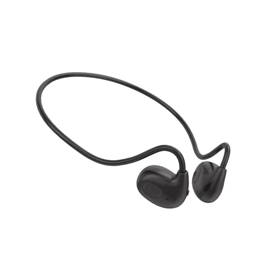 Audifonos Deportivos Banda Cuello Inalambricos Conduccion Aerea Oido Abierto Negro