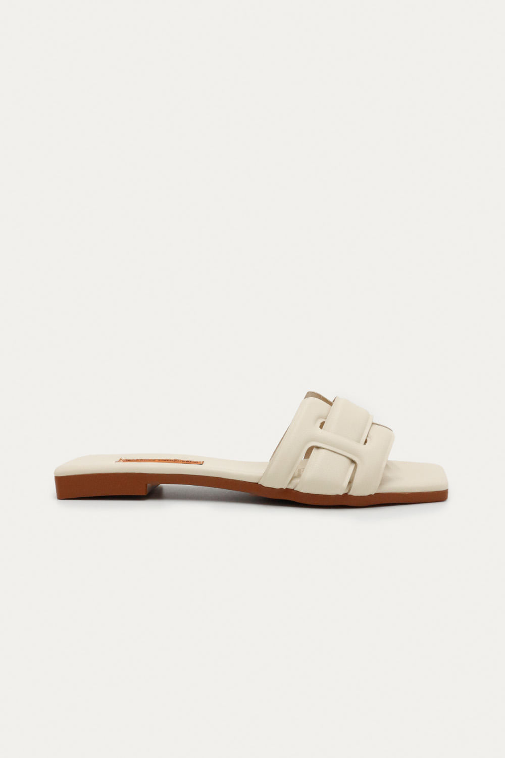 Sandalia Plana Jolie Beige