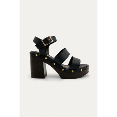 Sandalia Tacon Alma Negro