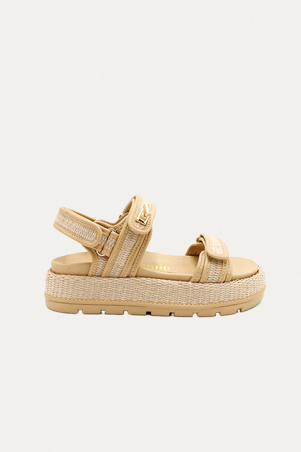 Sandalia Plataforma Lory Beige