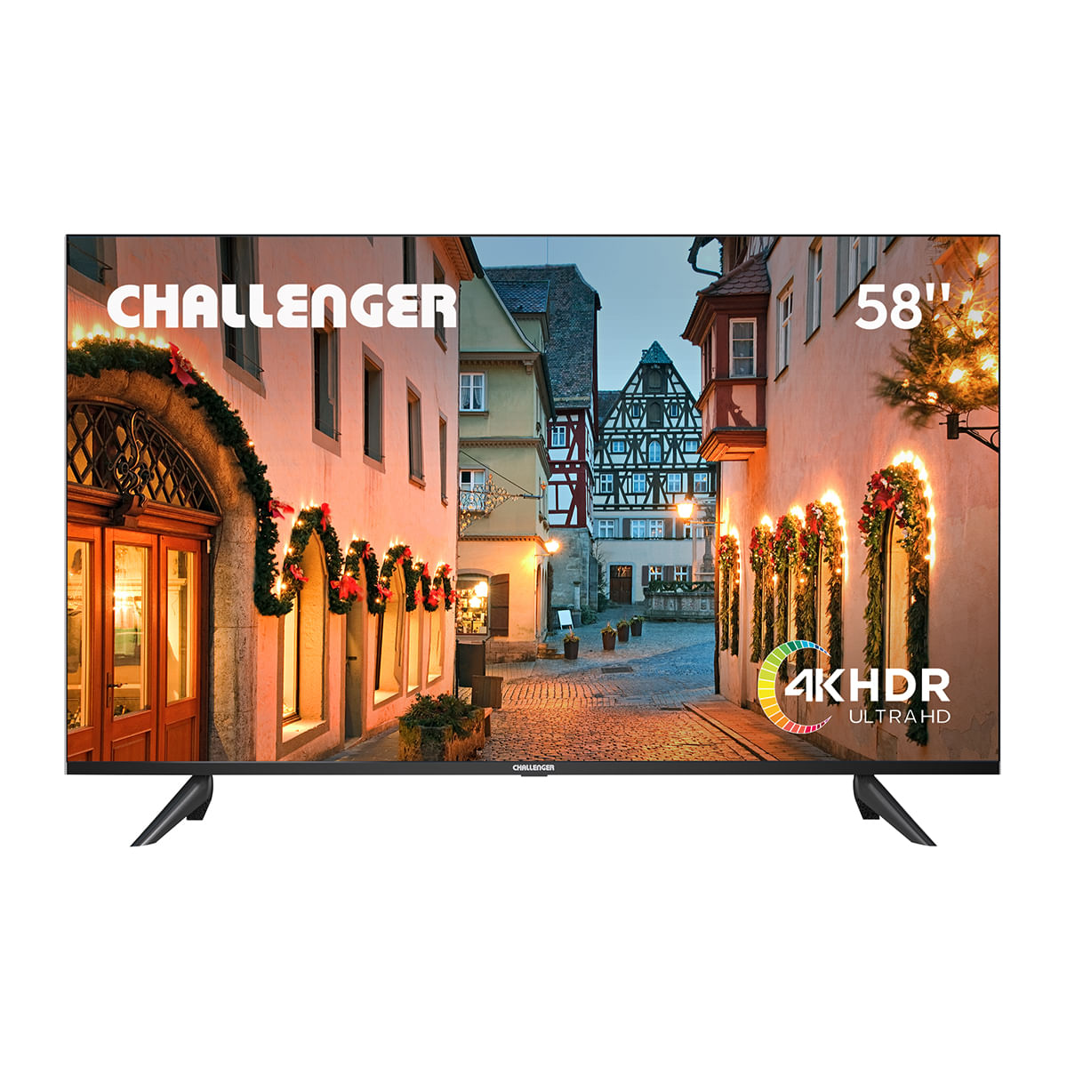 Televisor 58 Pulgadas Smart Google TV Challenger