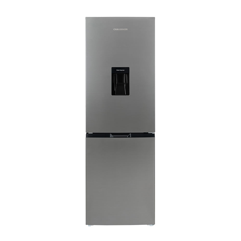 Nevera No Frost CR 325 Litros Brutos Bottom Freezer Challenger Acero Inoxidable