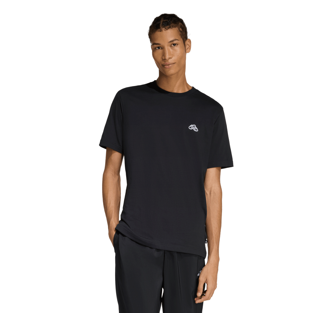 Adidas Camiseta Estampada Con Ribetes Summer Sl manga corta negro de hombre lifestyle