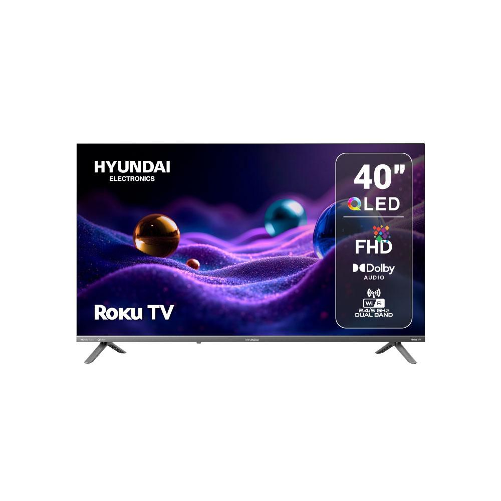 Televisor HYUNDAI 40 pulgadas QLED Fhd Smart TV HYLED4028QR