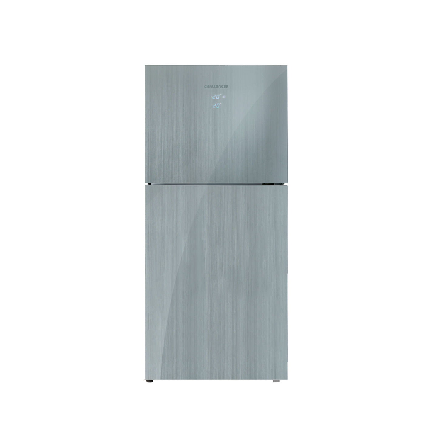 Nevera No Frost Panel Digital 360 Litros Brutos Glass Color Silver Brush