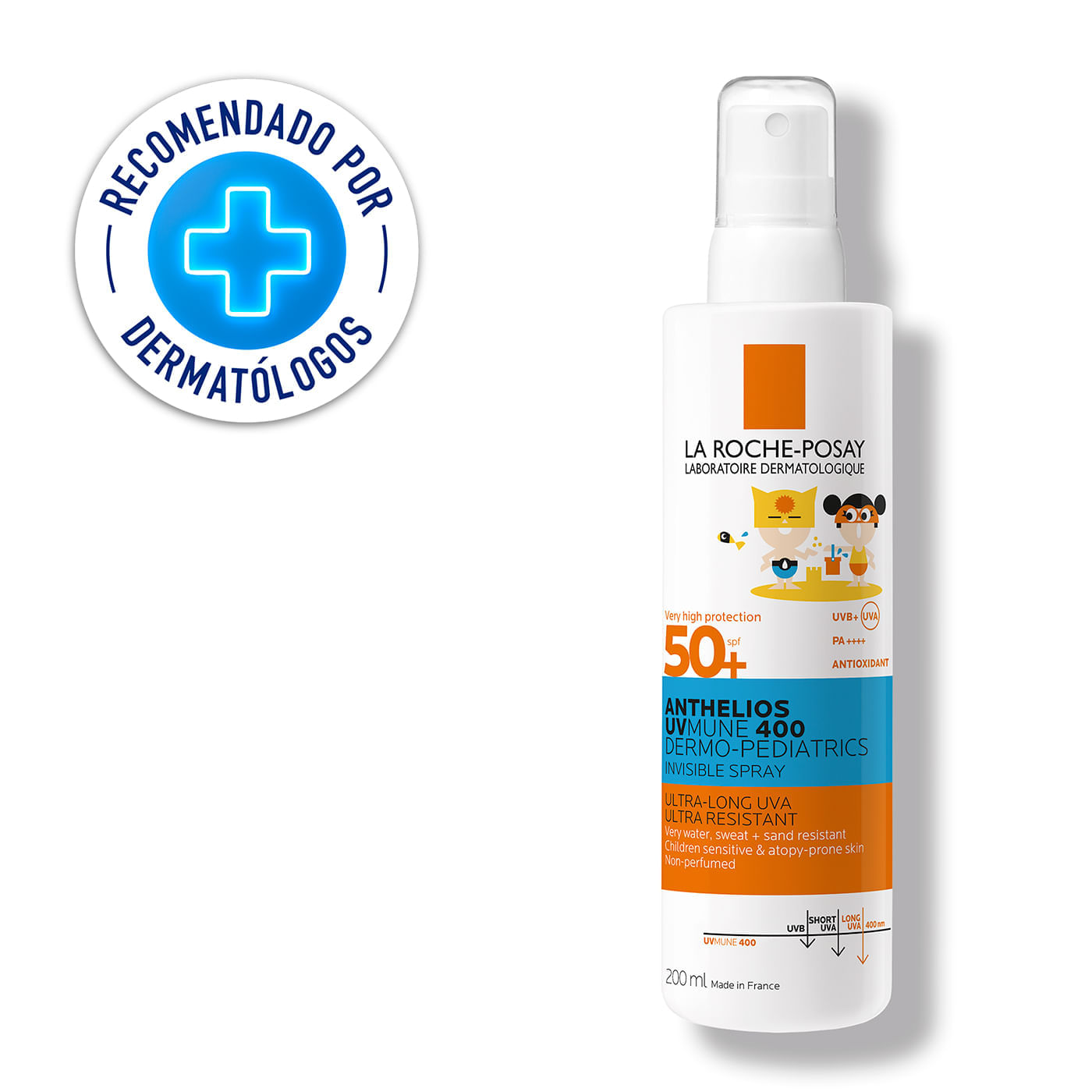 Anthelios UvMune 400 Dermopediátrico Spray Invisible - La Roche Posay
