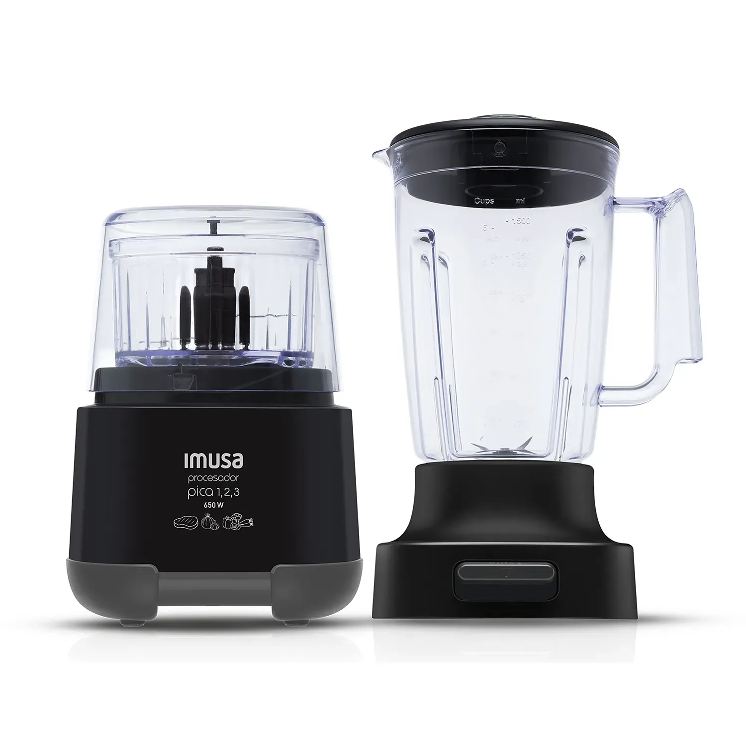 Procesador IMUSA Pica 123 + Vaso Negro