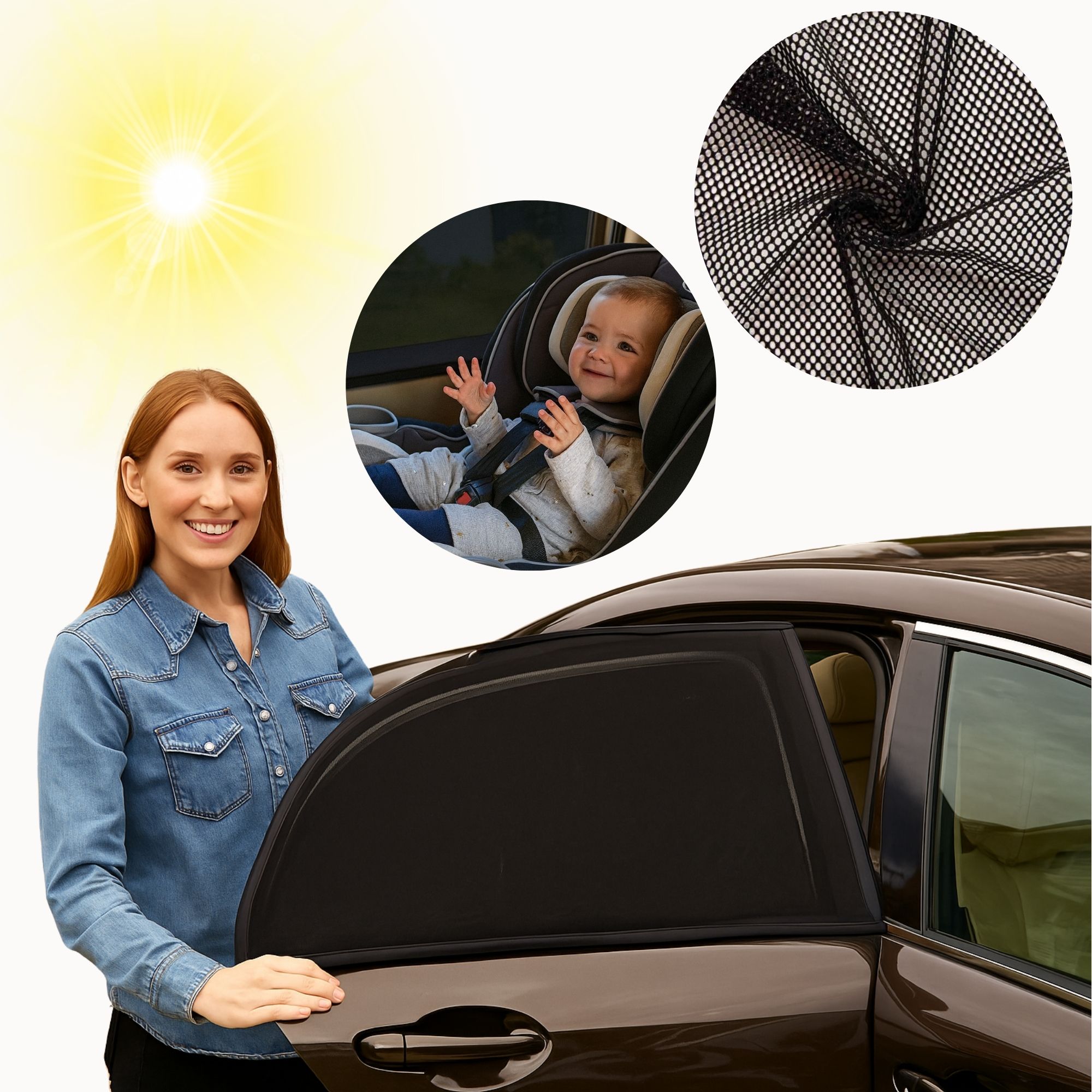 Parasol Ventana Carros Cortina Protector Solar Camioneta