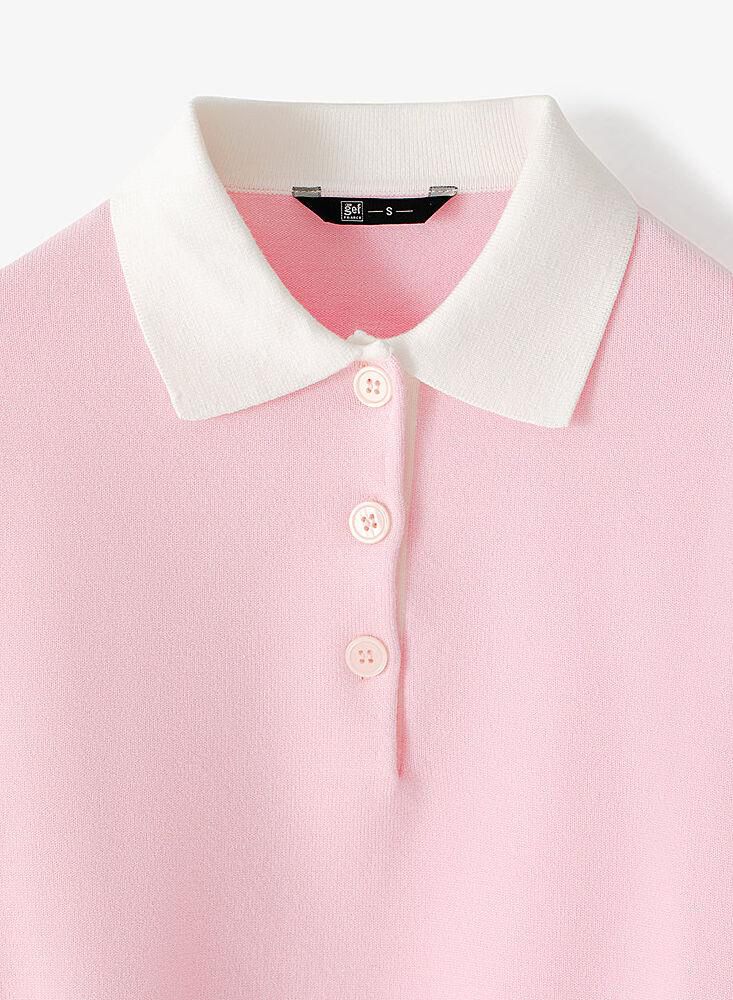 Buzo Cuello Tipo Polo Sin Capucha Regular fit GEF