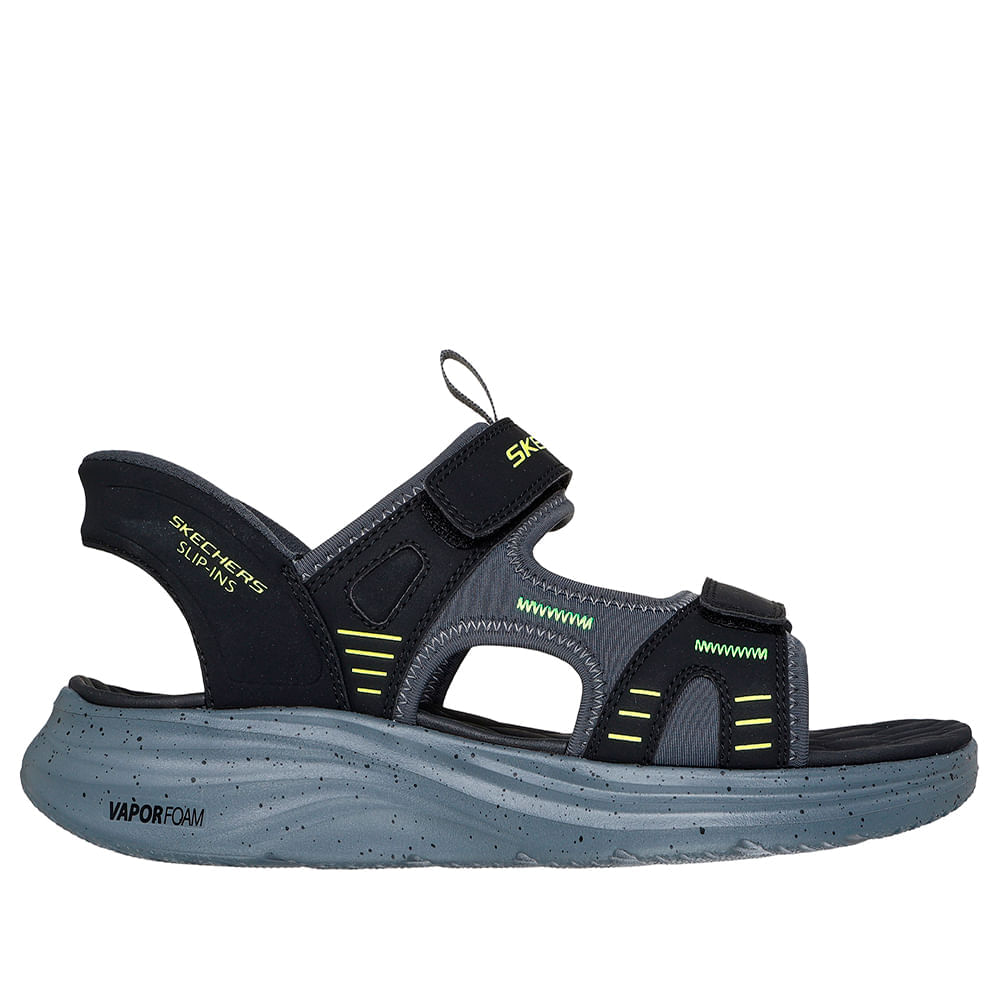SANDALIAS SKECHERS HOMBRE 232994BKLM VAPOR FOA