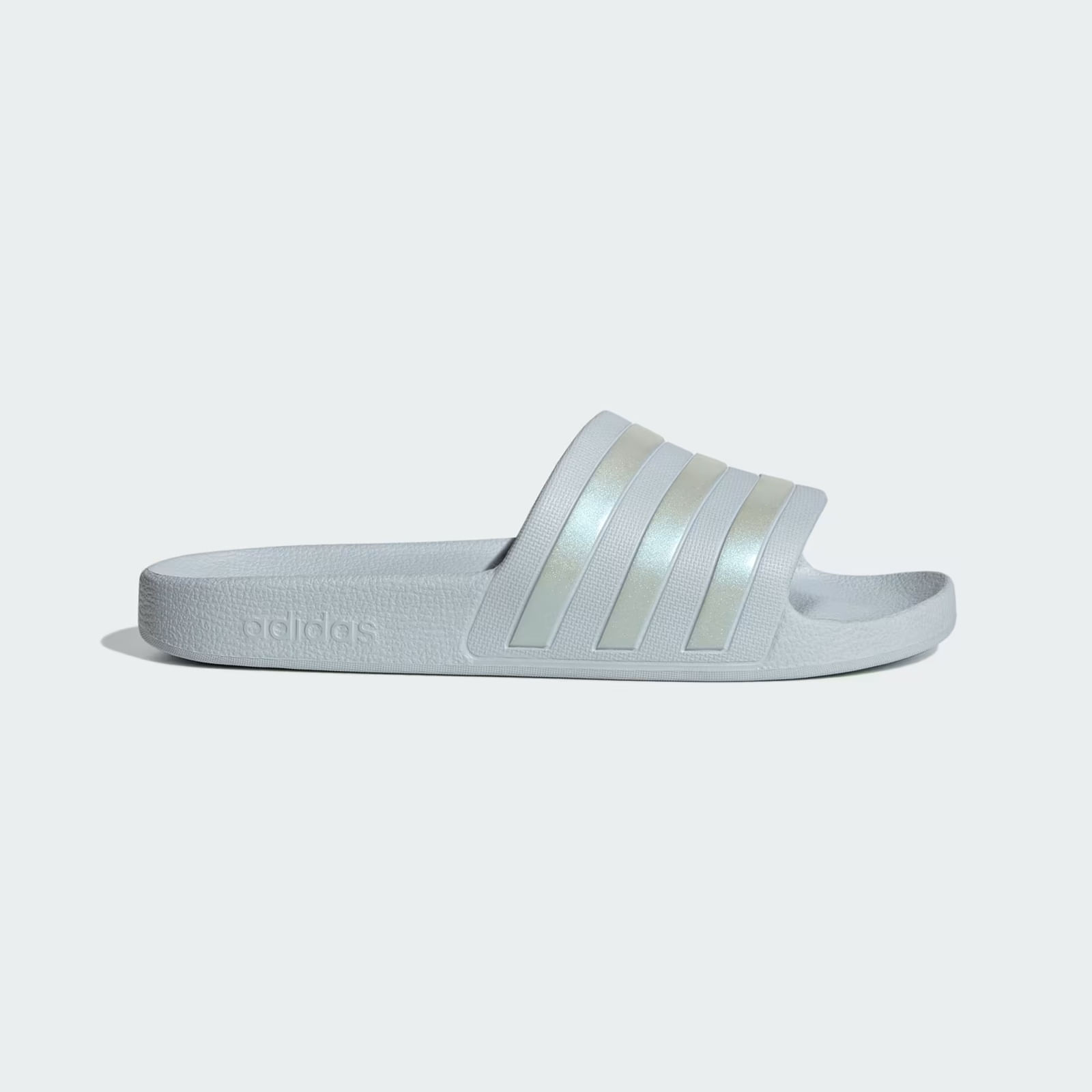 Sandalias Adidas Mujer Adilette Aqua IF0894 Gris Claro Uso Diario