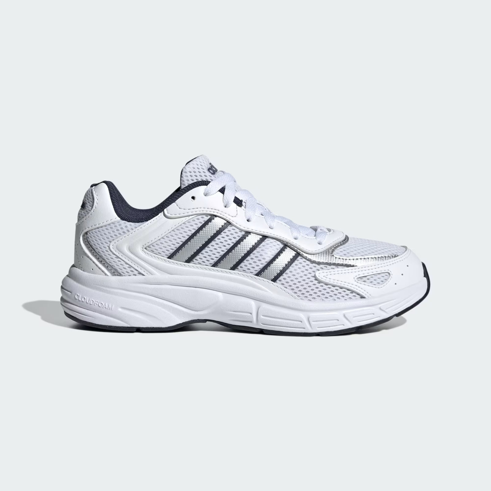 Tenis Adidas Mujer Eclyptix 2000 JI4542 Blanco Plata Casual