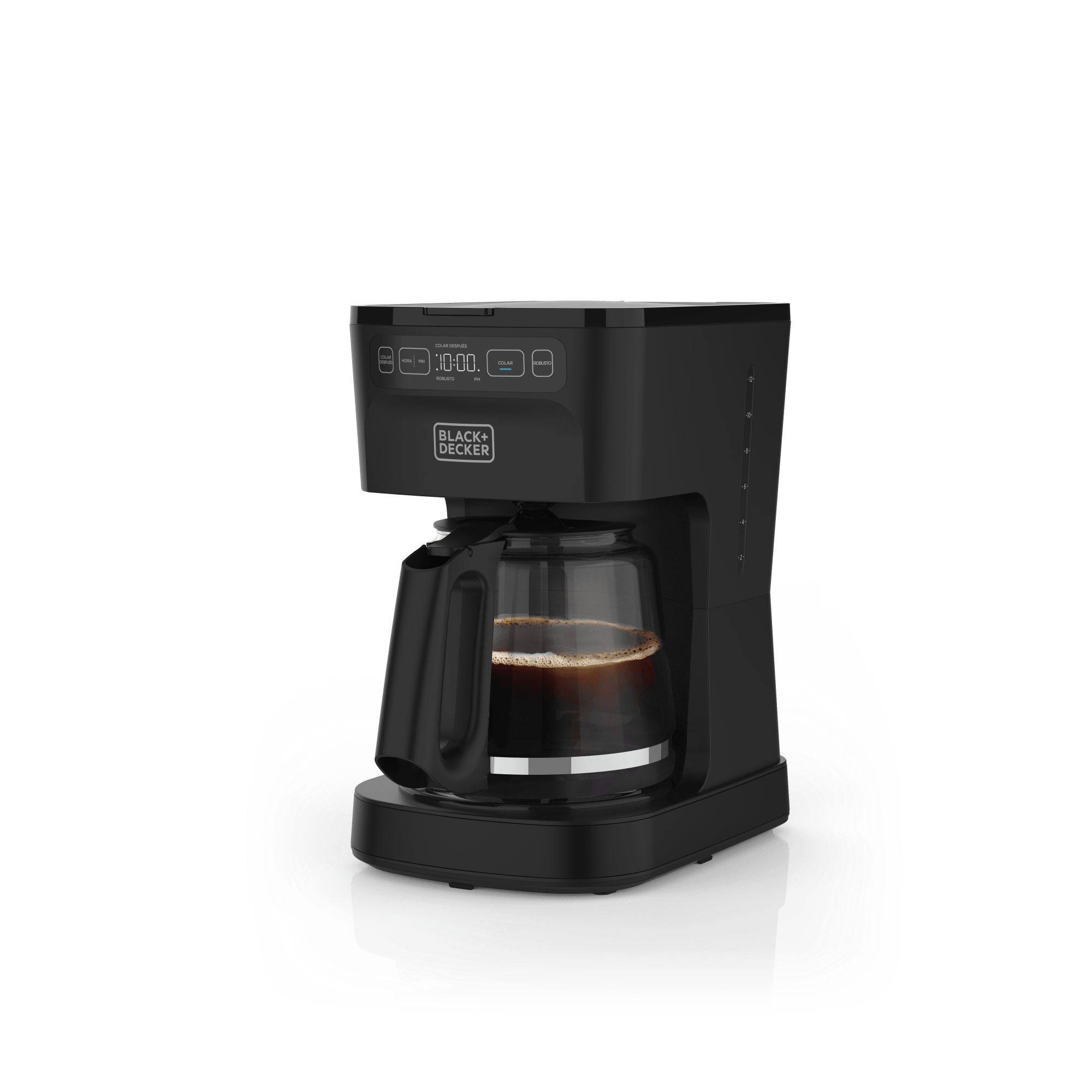 Cafetera Black+Decker 12 Tazas Filtro Permanente CM0322-0SD