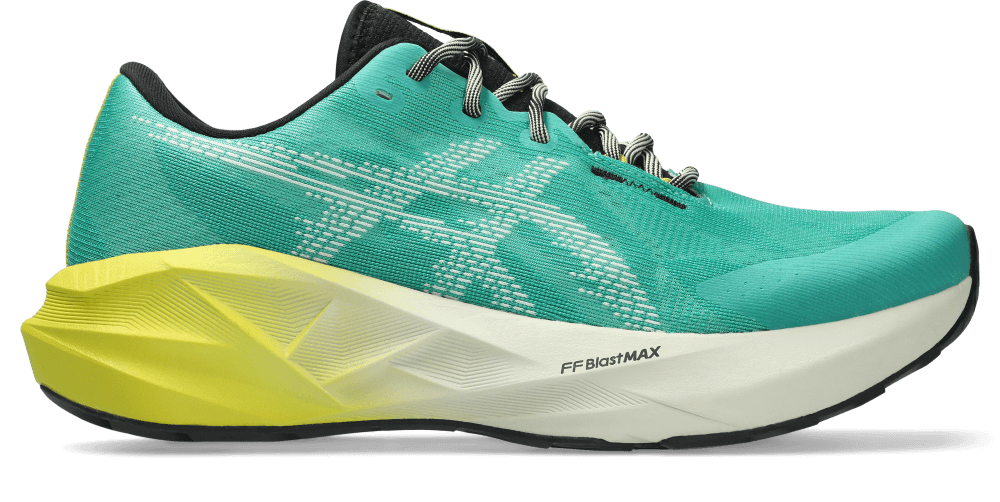 Asics Novablast 5 Tr Tenis verde de hombre para correr