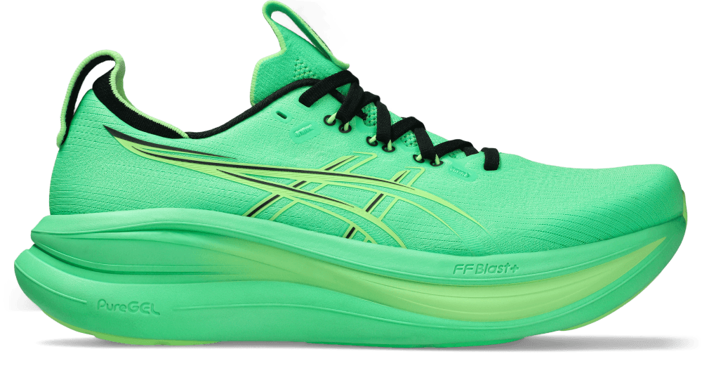 Asics Gel-Nimbus 28 Tenis verde de hombre para correr