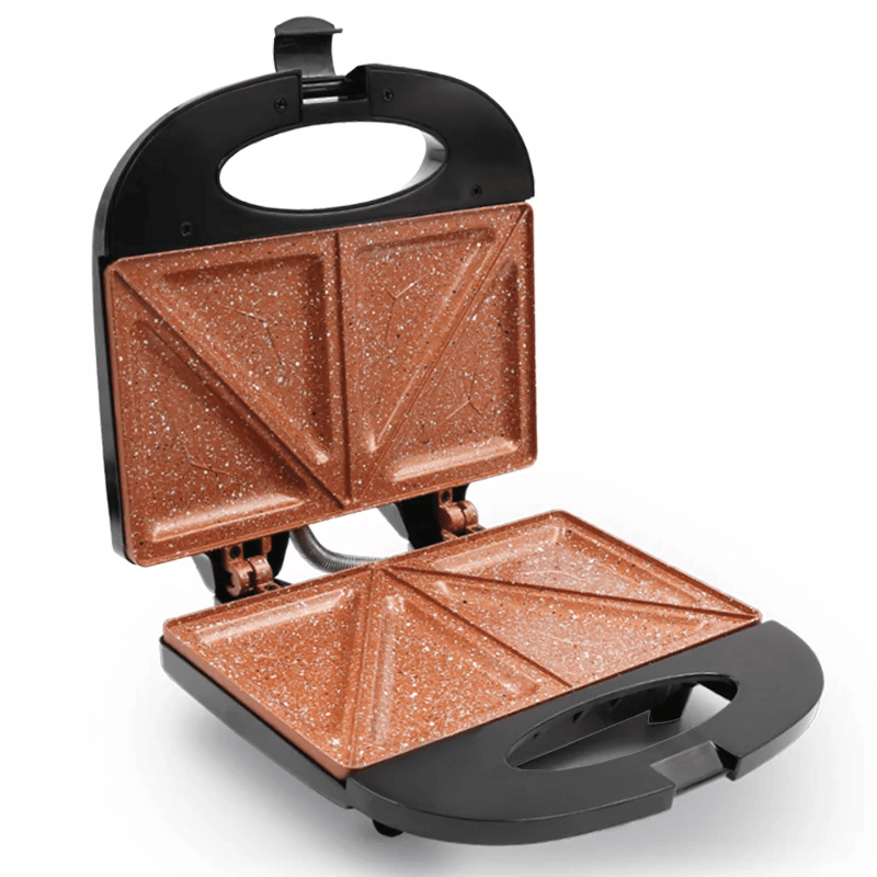 Sanduchera 2 platos Eléctrica Cobre HOME ELEMENTS