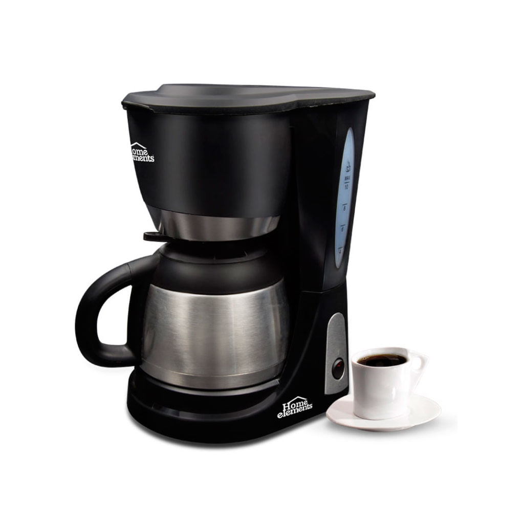 Cafetera Electrica 10 Tazas Jarra Acero HOME ELEMENTS