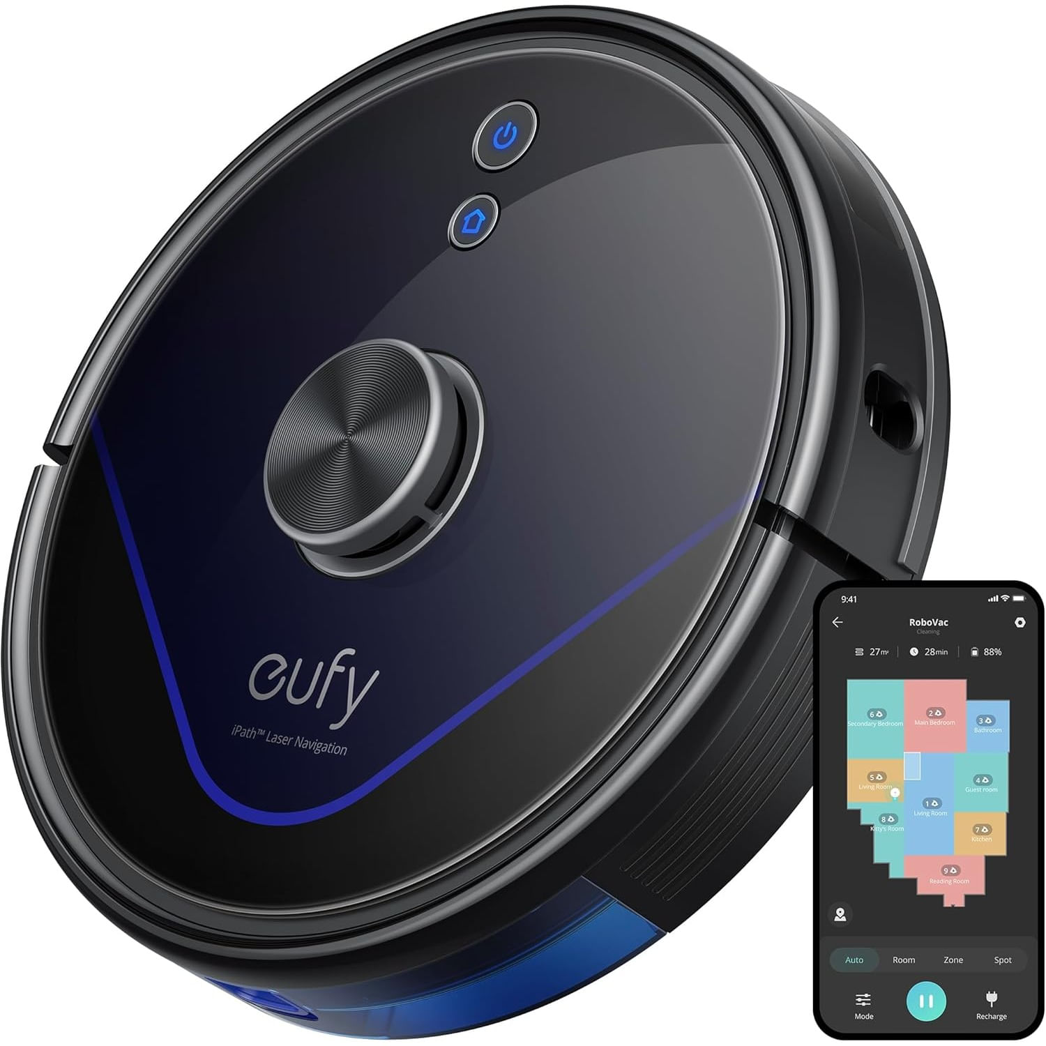 Aspiradora Robot Eufy LR20 succión ultra fuerte navegación láser