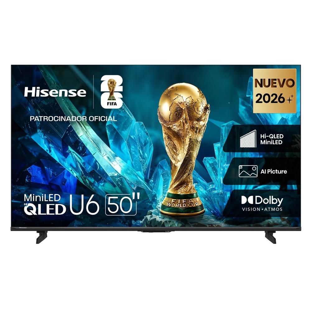 Televisor HISENSE 50 pulgadas ULED Uhd4K Smart TV 50U6ESV