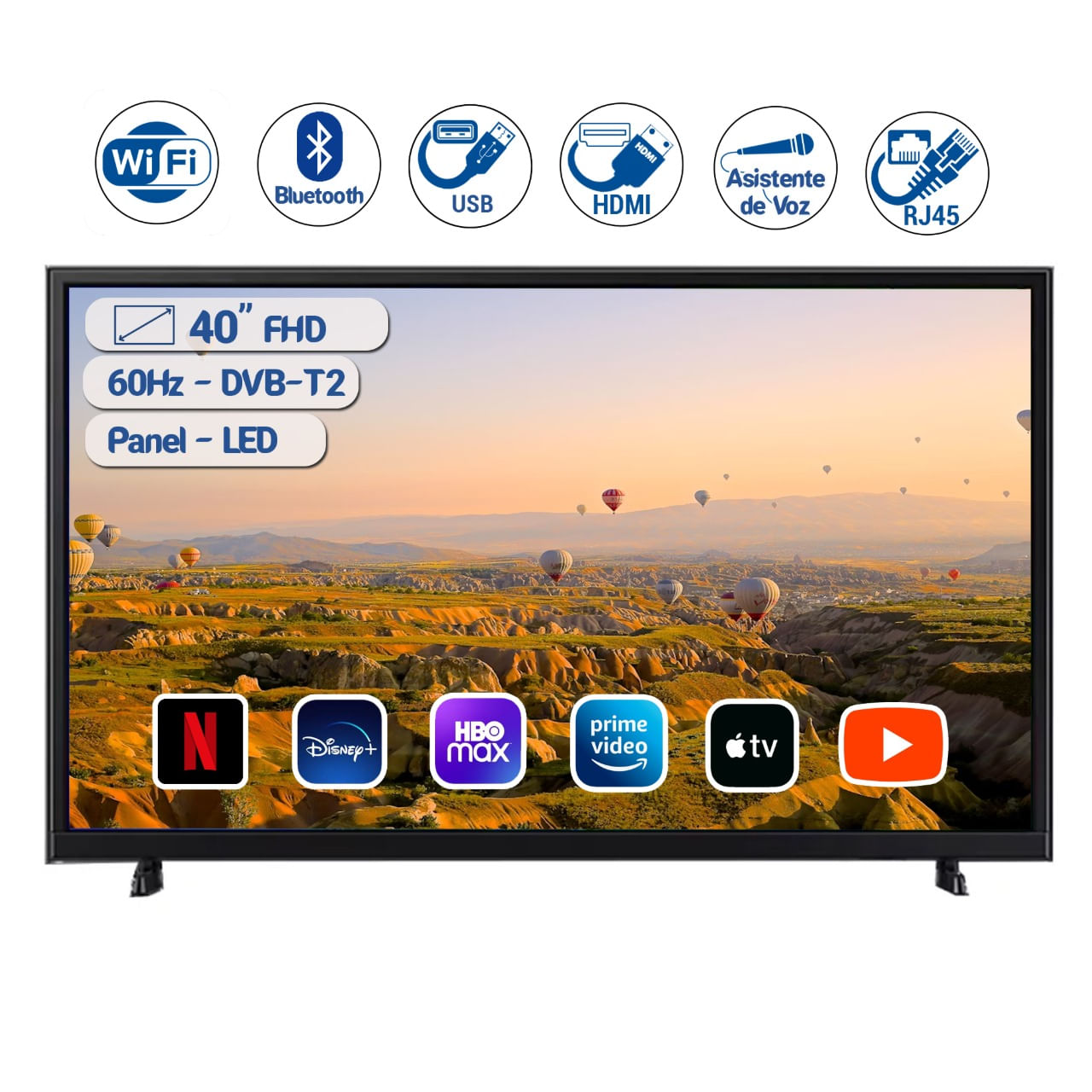 Televisor Samsung 40" Pulgadas Led Full HD Smart TV UN40F6000